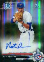 2017 Bowman Draft Chrome Draft Picks Autographs  #CDANPE Nate Pearson Black Refractor Baseball Card