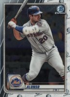 2020 Bowman Chrome #65 Pete Alonso Purple Refractor Baseball Card