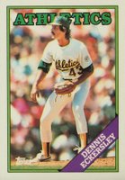 1988 Topps Tiffany #72 Dennis Eckersley Baseball Card