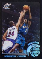 2002 Topps Chrome #10 Michael Jordan Black Refractor Basketball Card