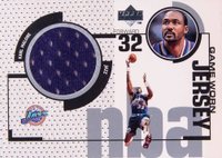 1998 Upper Deck Game Jerseys #GJ9 Karl Malone Basketball Card