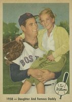 1959 Fleer Ted Williams #64 1958- Daughter And Famous Daddy Baseball Card