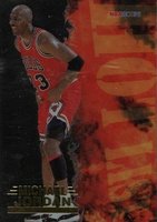 1996 Hoops Hot List #8 Michael Jordan Basketball Card