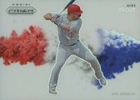 2021 Panini Prizm Color Blast #CB2 Mike Trout Baseball Card