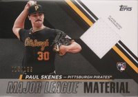 2024 Topps Update Major League Materials #PS Paul Skenes Black Baseball Card