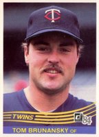 1984 Donruss #242 Tom Brunansky Baseball Card