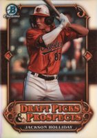 2023 Bowman Draft Draft Picks & Prospects #DPP10 Jackson Holliday Refractor Baseball Card