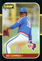 1987 Leaf #145 Ed Correa Baseball Card