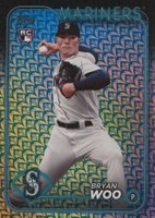 2024 Topps #12 Bryan Woo Holiday Baseball Card