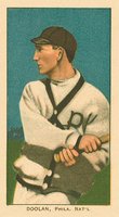 1909 White Borders Ghosts, Miscuts, Proofs, Blank Backs & Oddities #138 Mickey Doolan Batting Baseball Card