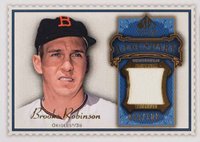 2009 SP Legendary Cuts Legendary Memorabilia #LM-BR Brooks Robinson Blue Baseball Card