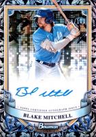 2024 Bowman Sterling Prospect Autographs #PABM Blake Mitchell Sterling Silver Refractor Baseball Card