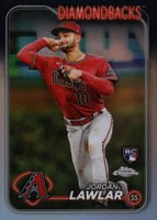 2024 Topps Chrome #229 Jordan Lawlar Refractor Baseball Card