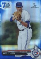 2017 Bowman Draft #BDC119 Nate Pearson Chrome-Bowman 70th Refractor Baseball Card