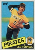 1985 Topps #21 Lee Tunnell Baseball Card