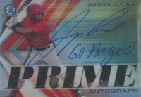 2019 Bowman Chrome Prime Autograph #JA Jordyn Adams Baseball Card