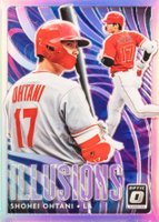 2020 Panini Donruss Optic Illusions #OI13 Shohei Ohtani Holo Baseball Card