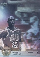 1992 Upper Deck International Award Winner Hologram #EB1 Michael Jordan Italian Basketball Card