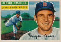 1956 Topps #93 George Susce Jr. White Back Baseball Card