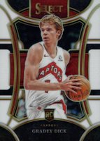 2023 Panini Select #312 Gradey Dick White Prizm Basketball Card