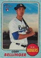 2017 Topps Heritage  #678 Cody Bellinger Blue Border Baseball Card