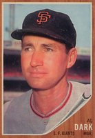 1962 Topps #322 Al Dark Baseball Card