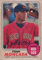 2017 Topps Heritage Real One Autographs #YM Yoan Moncada Baseball Card