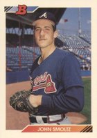 1992 Bowman #347 John Smoltz Baseball Card