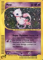 2002 Pokemon Expedition #19 Mew-Holo TCG Card