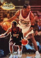 1999 Topps Gold Label Class 1 #21 Allen Iverson Gold Label Basketball Card