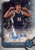 2021 Bowman University Chrome Prospect Autographs #CH Chet Holmgren Basketball Card