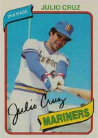 1980 Topps #32 Julio Cruz Baseball Card