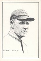 1950 Callahan Hall of Fame # Frank Chance Baseball Card