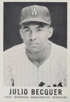 1960 Leaf #43 Julio Becquer Baseball Card