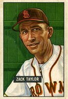 1951 Bowman #315 Zack Taylor Baseball Card