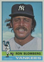 1976 Topps #354 Ron Blomberg Baseball Card