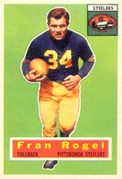 1956 Topps #15 Fran Rogel Football Card