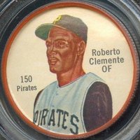 1962 Salada-Junket Coin #150 Roberto Clemente Baseball Card