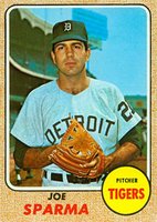 1968 Topps #505 Joe Sparma Baseball Card