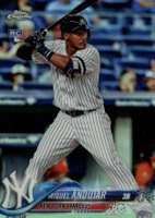 2018 Topps Chrome #14 Miguel Andujar Refractor Baseball Card