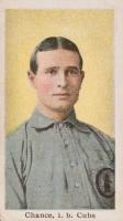 1910 American Caramel Chicago # Frank Chance Baseball Card