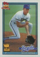 1991 Topps #454 Kevin Appier 90 Omaha Baseball Card