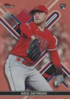2022 Topps Finest #26 Reid Detmers Rose Gold Refractor Baseball Card
