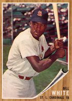 1962 Topps #14 Bill White Baseball Card