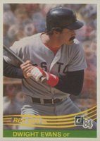 1984 Donruss #395 Dwight Evans Baseball Card