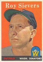 1958 Topps #250 Roy Sievers Baseball Card