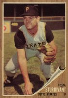 1962 Topps #179GT Tom Sturdivant Green Tint Baseball Card