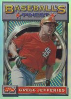 1993 Finest #83 Gregg Jefferies Refractor Baseball Card
