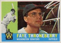 1960 Topps #9 Faye Throneberry Baseball Card