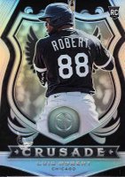 2020 Panini Chronicles Crusade #7 Luis Robert Holo Baseball Card